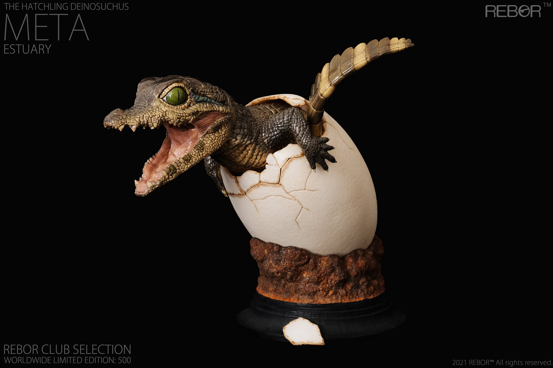 Meta Deinosuchus Hatchling edición limitada 500 piezas.